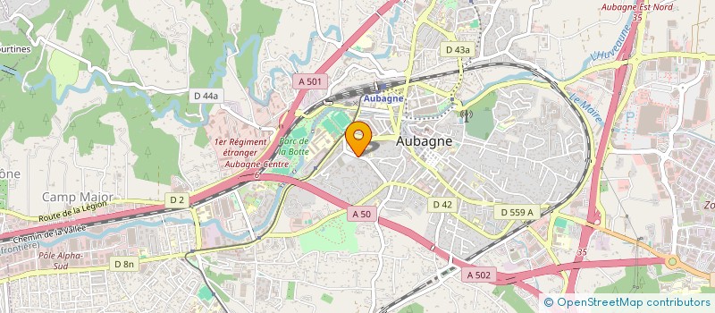 localisation de l'entreprise CREATION LOUJA à AUBAGNE
