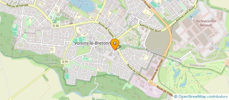 localisation de l'entreprise CREATION MAITRISE CONCEPTION à VOISINS-LE-BRETONNEUX
