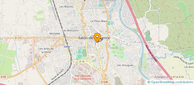 localisation de l'entreprise CREATION MARINE à SALON-DE-PROVENCE