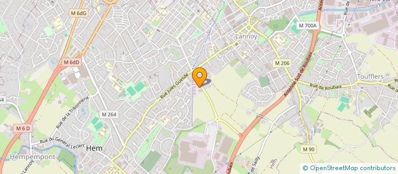 localisation de l'entreprise CREATION MENUISERIE PERE ET FILS  HEM