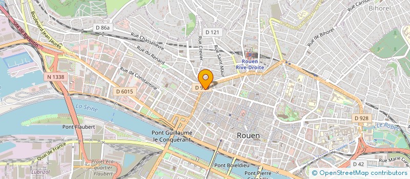 localisation de l'entreprise CREATION MIEL & VERMILLON  ROUEN