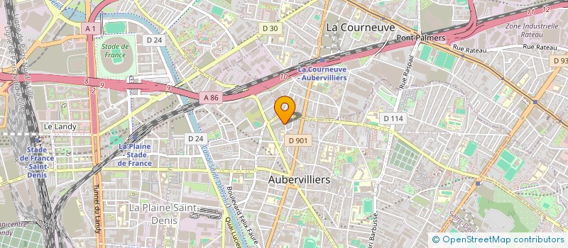 localisation de l'entreprise CREATION MILE à AUBERVILLIERS