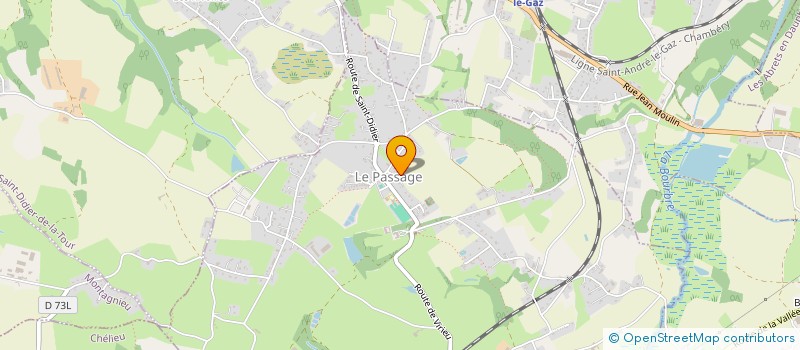 localisation de l'entreprise CREATION MINERALE DAUPHINOISE  LE PASSAGE