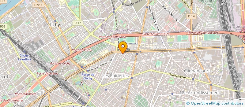 localisation de l'entreprise CREATION NESE  PARIS