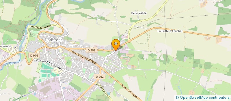 localisation de l'entreprise CREATION OCEANE à DOMFRONT-EN-POIRAIE