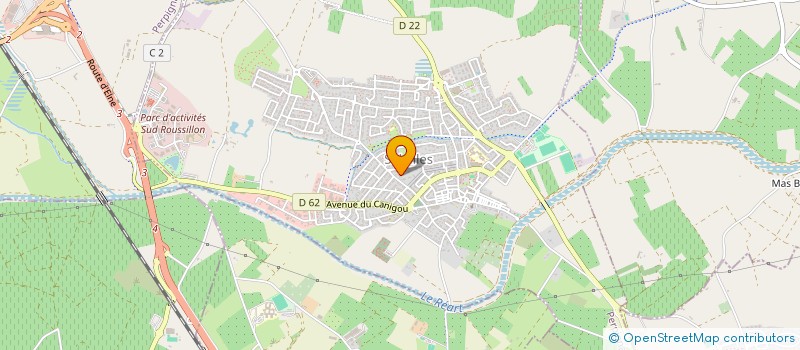localisation de l'entreprise CREATION OR à SALEILLES