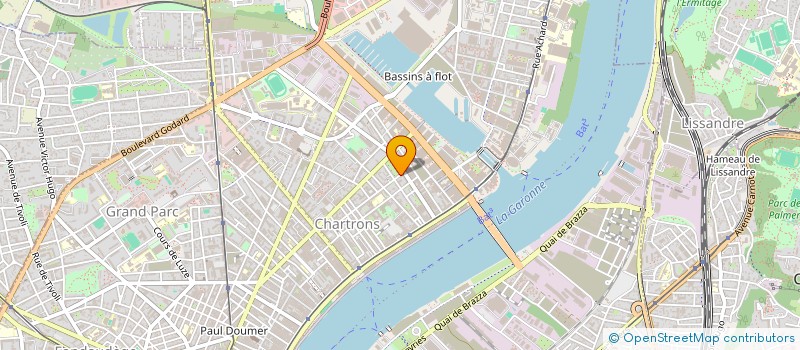 localisation de l'entreprise CREATION PACKAGING à BORDEAUX