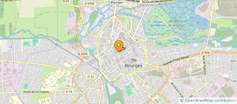 localisation de l'entreprise CREATION PASSION à BOURGES