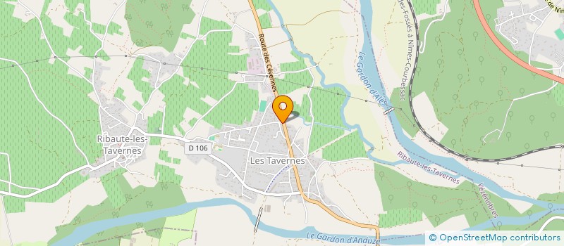 localisation de l'entreprise CREATION PHOTO SPORT ART ET CULTURE  RIBAUTE-LES-TAVERNES