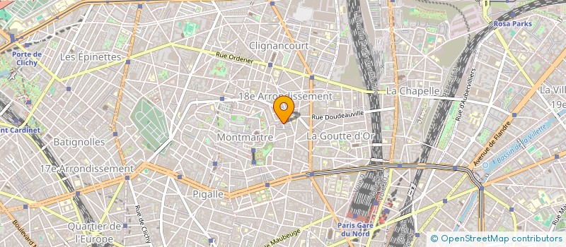 localisation de l'entreprise CREATION POUR ENVIRONNEMENT DE L'ENFANT à PARIS