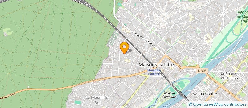 localisation de l'entreprise CREATION POUR MECANIQUE APPLIQUEE à MAISONS-LAFFITTE