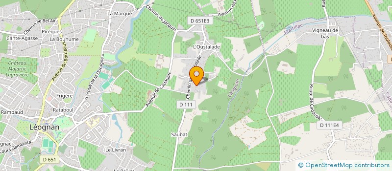 localisation de l'entreprise CREATION-PRIMEUR BY DAVID DOHIN  LEOGNAN