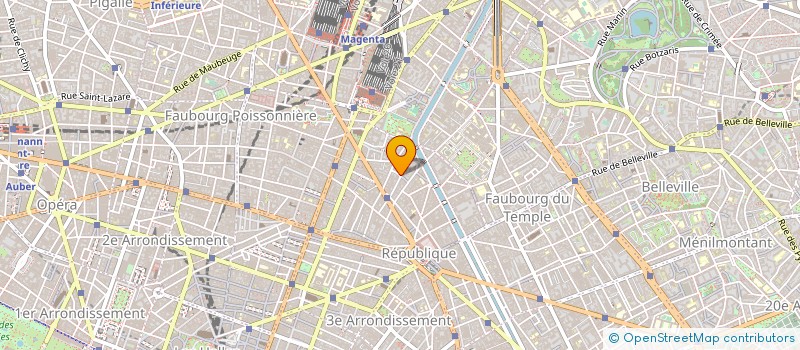 localisation de l'entreprise CREATION RECHERCHE IMAGE  PARIS