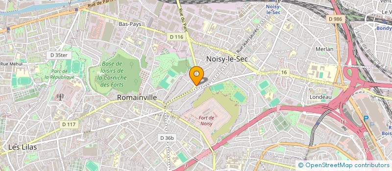 localisation de l'entreprise CREATION RENOVATION DE PATRIMOINES ET IMMOBILIER à NOISY-LE-SEC