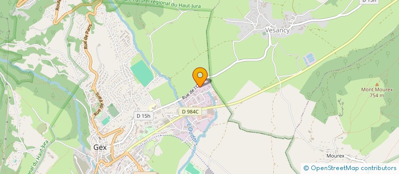 localisation de l'entreprise CREATION & RENOVATION GESSIENNE  GEX