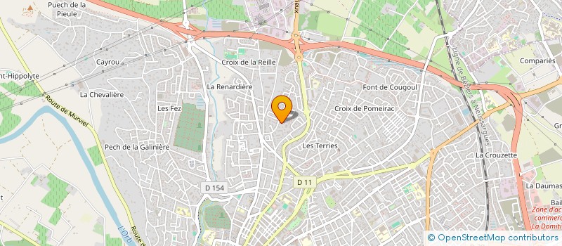 localisation de l'entreprise CREATION S MEUBLES à BEZIERS