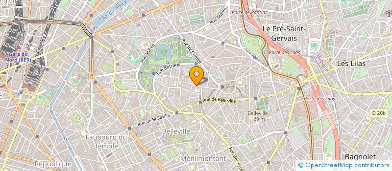 localisation de l'entreprise CREATION SANS BLANC à PARIS