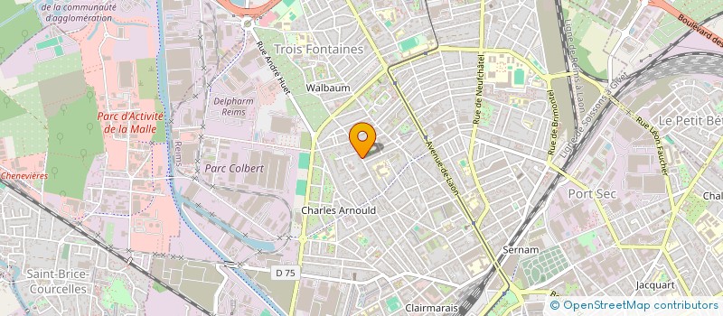 localisation de l'entreprise CREATION SAS UNISENS à REIMS