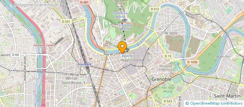 localisation de l'entreprise CREATION SIGNE EDITH  GRENOBLE