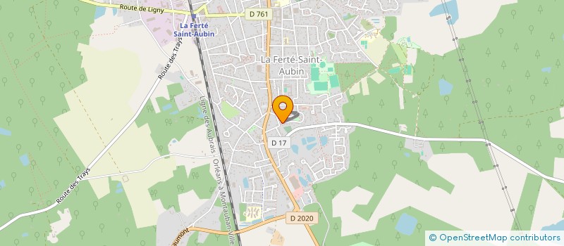 localisation de l'entreprise CREATION SOLOGNOTE  LA FERTE-SAINT-AUBIN
