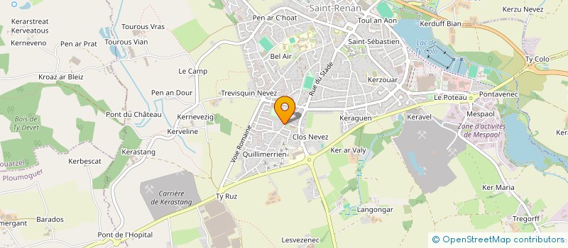 localisation de l'entreprise CREATION TANGUY à SAINT-RENAN