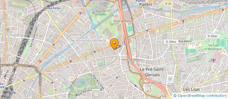 localisation de l'entreprise CREATION TEKYE  PARIS