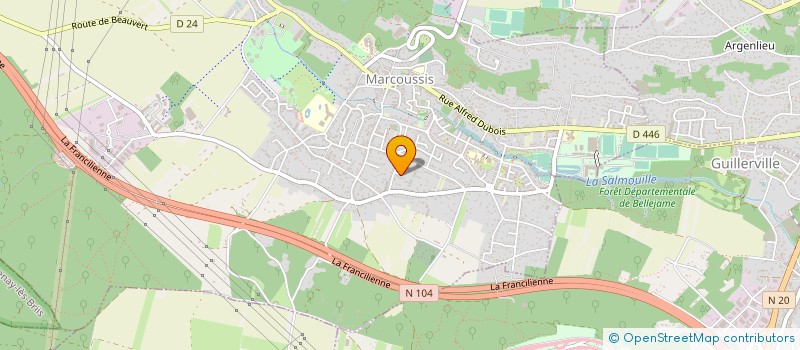 localisation de l'entreprise CREATION TENDANCE PEINTURE  ANGERVILLE