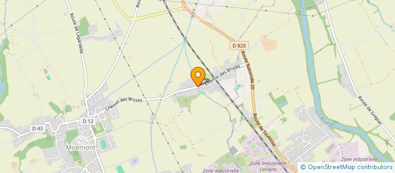 localisation de l'entreprise CREATION TRAITEUR  MIREMONT