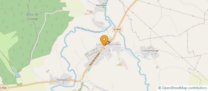 localisation de l'entreprise CREATION VALERIE B COIFFURE BIO  CONDE NORTHEN