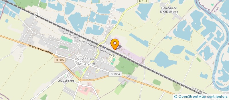 localisation de l'entreprise CREATION VERTE SERVICE à VILLENEUVE-LA-GUYARD