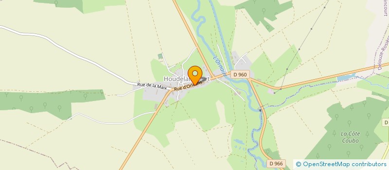 localisation de l'entreprise CREATION VIDON GERLIER  HOUDELAINCOURT