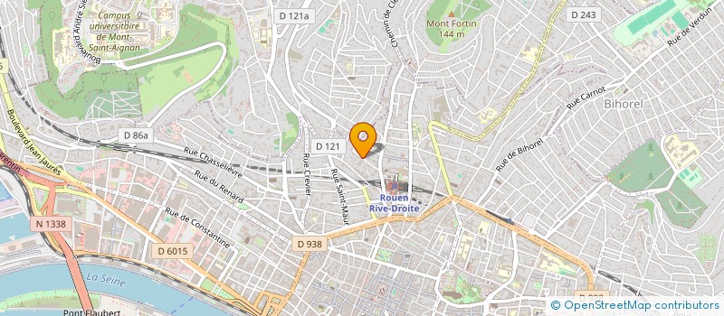 localisation de l'entreprise CREATION VIP  ROUEN