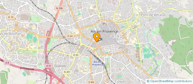 localisation de l'entreprise CREATIONS ARTISTIQUES A L à AIX-EN-PROVENCE