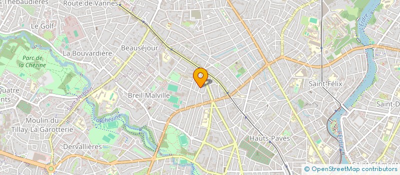 localisation de l'entreprise CREATIONS ARTISTIQUES DES PAYS DE LOIRE  NANTES