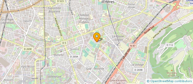 localisation de l'entreprise CREATIONS CERAMIQUES POSE  GRENOBLE