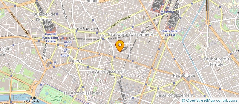 localisation de l'entreprise CREATIONS CLAUDE ROSBACH  PARIS