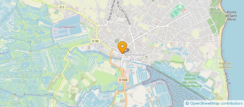 localisation de l'entreprise CREATIONS D'INTERIEURS BY DORIANE  NOIRMOUTIER-EN-L'ILE