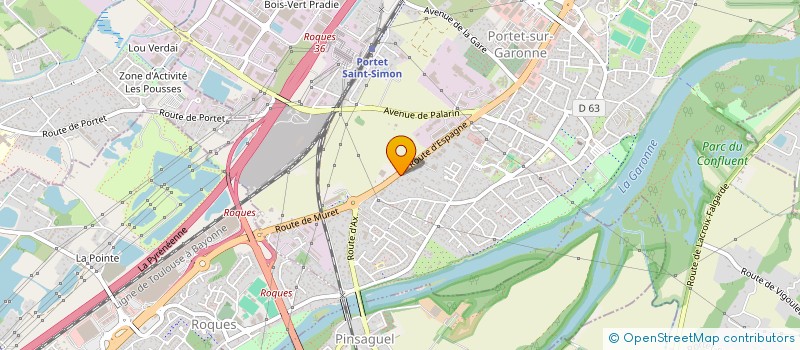 localisation de l'entreprise CREATIONS D OCCITANIE à PORTET-SUR-GARONNE