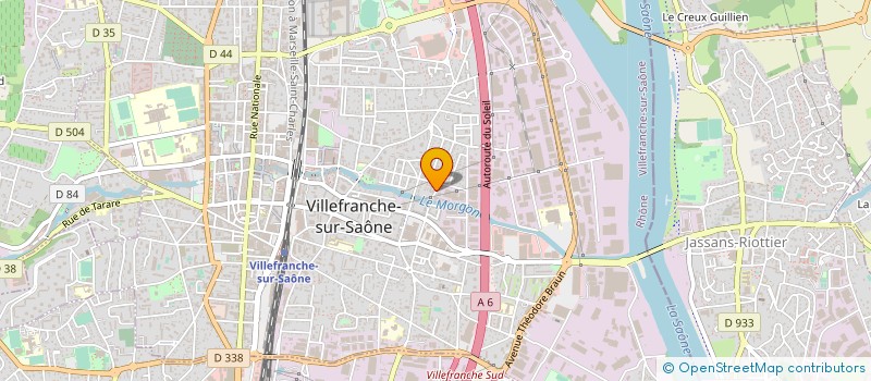 localisation de l'entreprise CREATIONS DENTAIRES à VILLEFRANCHE-SUR-SAONE