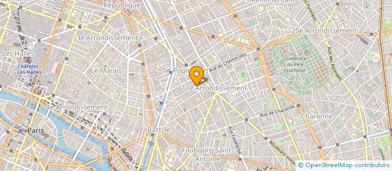 localisation de l'entreprise CREATIONS DOMI  PARIS