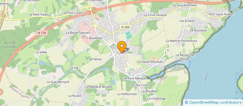 localisation de l'entreprise CREATIONS DU GRAND BE à PLOUER-SUR-RANCE
