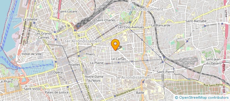 localisation de l'entreprise CREATIONS EN URGENCE à MARSEILLE