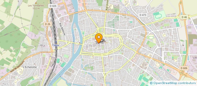 localisation de l'entreprise CREATIONS ET CONSTRUCTIONS ICAUNAISES à SENS