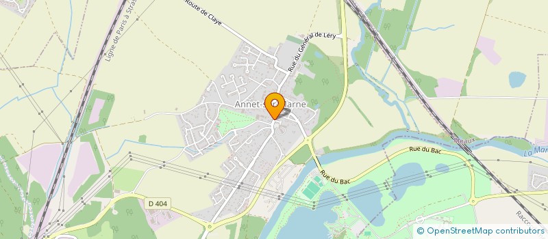 localisation de l'entreprise CREATIONS ET DIFFUSION ANNETOISES à ANNET-SUR-MARNE