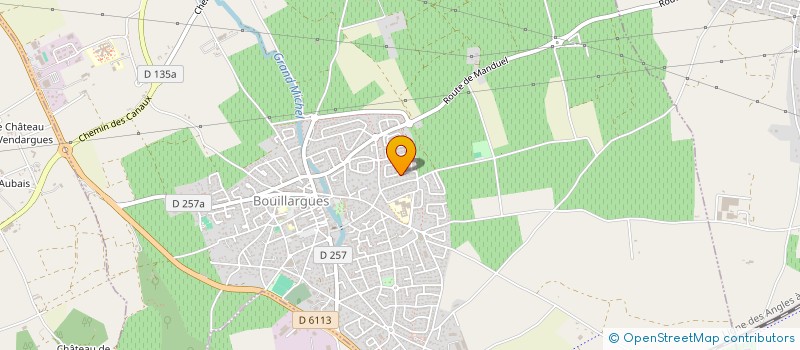 localisation de l'entreprise CREATIONS ET HANDICAPS  BOUILLARGUES