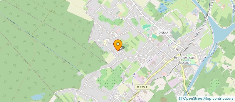 localisation de l'entreprise CREATIONS ET LOISIRS  FRESNES-SUR-ESCAUT