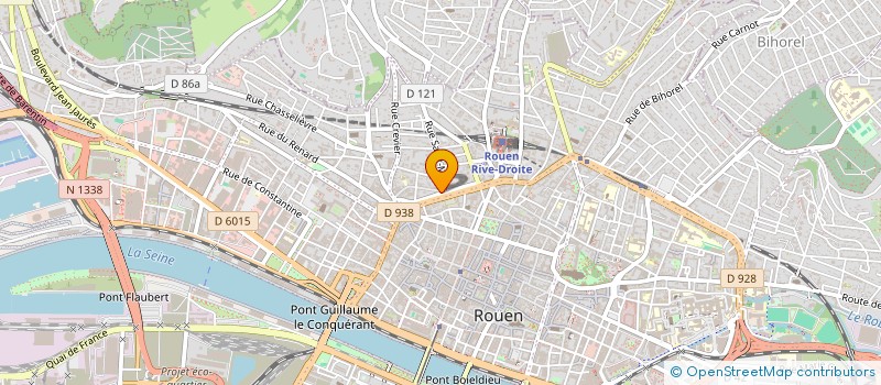 localisation de l'entreprise CREATIONS ET TECHNIQUES DU BATIMENT  ROUEN