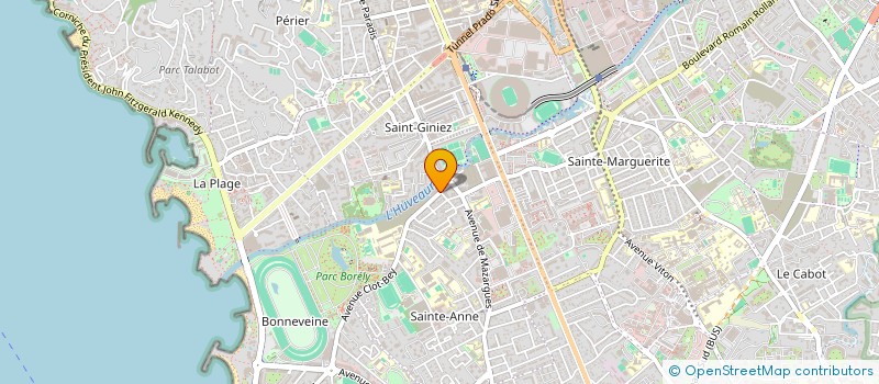 localisation de l'entreprise CREATIONS EXPRESSIONS DANSES  MARSEILLE