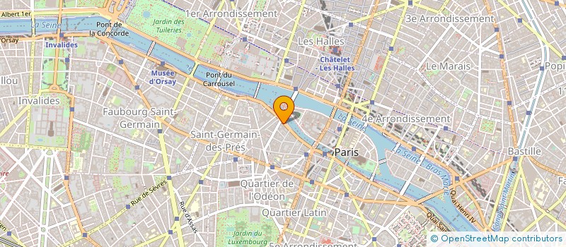 localisation de l'entreprise CREATIONS GJL à PARIS