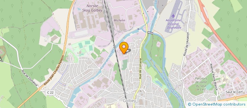 localisation de l'entreprise CREATIONS GLF  GOLBEY